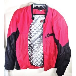 ICON D30 Motorcycle Jacket Men's Size Large Konflict Protection Impact Armored